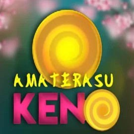 Amaterasu Keno slot logo by Mascot Gaming at Lamabet Casino