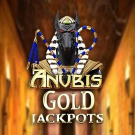 Anubis Gold Jackpots slot logo by Inspired Gaming at Lamabet Casino