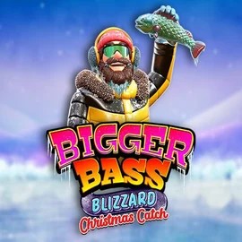 Bigger Bass Blizzard Christmas Catch slot logo by Pragmatic Play at Lamabet Casino