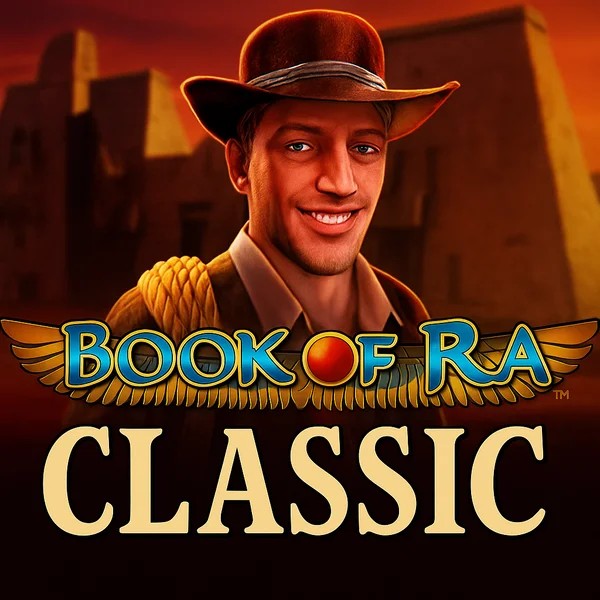 Book of Ra Classic slot visual from Novomatic available on lamabets.eu