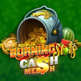 Official Slots logo: Burning Slots Cash Mesh by BF Games at Lamabet Casino