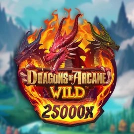 Dragons of Arcane Wild logo by Foxium Lamabet Casino