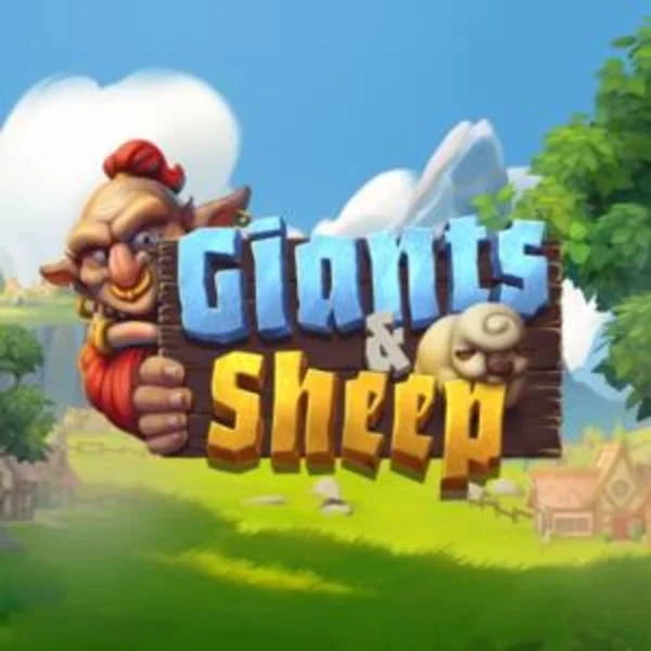 Slots logo of Giants and Sheep from Relax Gaming at Lamabet Casino