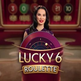 Lucky 6 Roulette online game logo by Pragmatic Play on lamabets.eu