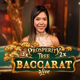 Prosperity Tree Baccarat logo – Live Casino by Evolution at Lamabet Casino