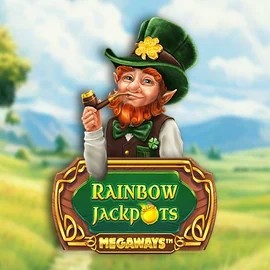Rainbow Jackpots Megaways logo by Red Tiger Gaming at Lamabet Casino