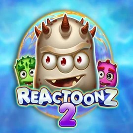 Reactoonz 2 by Play'n GO, showcased at lamabets.eu – game logo