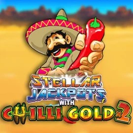 Stellar Jackpots with Chilli Gold x2 slot logo by Lightning Box Game at Lamabet Casino