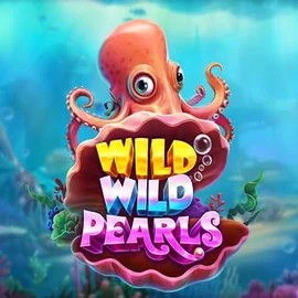 Wild Wild Pearls slot logo by Pragmatic Play at Lamabet Casino