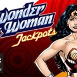Wonder Woman Jackpots casino game by Amaya – featured logo at Lamabet Casino